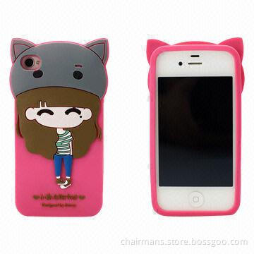 Silicone Cases for iPhone 5S, Customized Colors Available